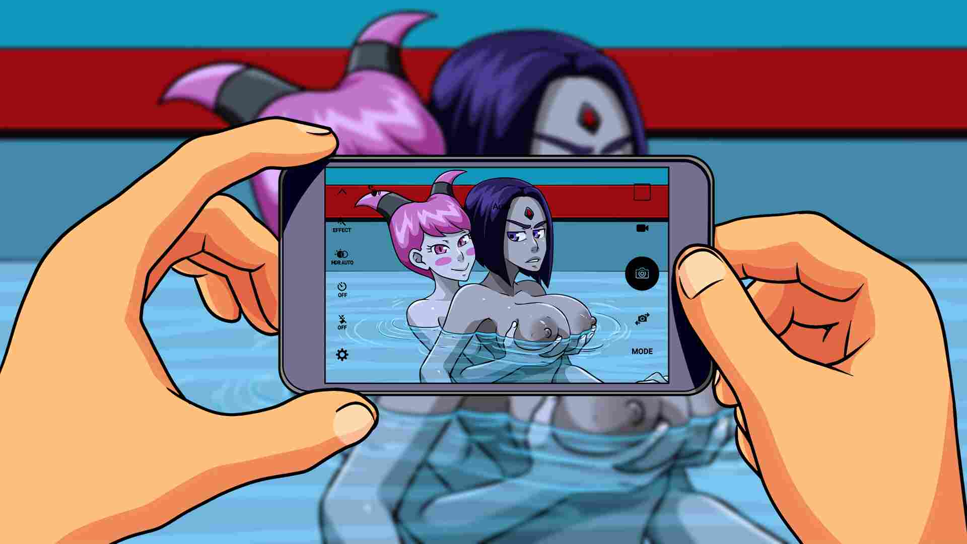 Try to get with Starfire, Jinx and Raven! 